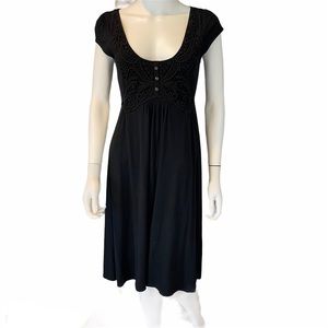 SALE Anthropologie Deletta black dress small